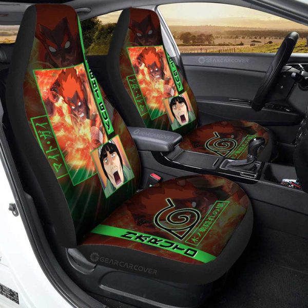 Might Guy Car Seat Covers Custom Anime Car Accessories