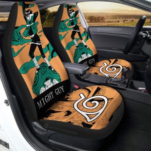 Might Guy Car Seat Covers Custom Car Accessories Manga Color Style