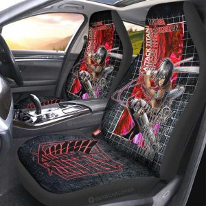 Mikasa Ackerman Car Seat Covers Custom Attack On Titan Car Accessories