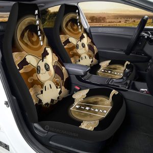 Mimikyu Car Seat Covers Custom Anime Car Accessories For Anime Fans