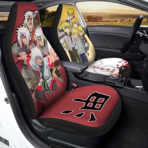 Minato And Jiraiya Car Seat Covers Custom Car Accessories