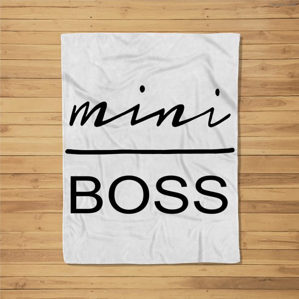 Mini Boss Fleece Blanket