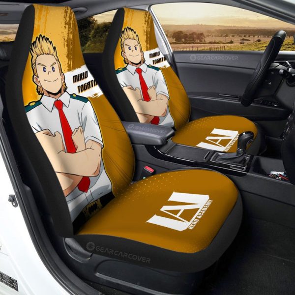 Mirio Togata Car Seat Covers Custom For Fans