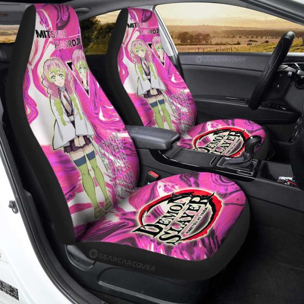 Mitsuri Kanroji Car Seat Covers Custom Car Accessories For Fans