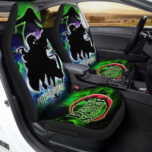 Mitsuri Kanroji Car Seat Covers Custom Demon Slayer Anime