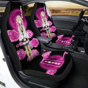 Mitsuri Kanroji Car Seat Covers Custom Demon Slayer Anime Car Interior Accessories