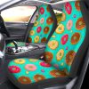 Mixed Donuts Car Seat Covers Custom Girly Pattern Car Accessories