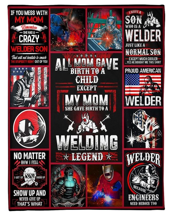 Mom Gave Birth To Welding Legend DZ Blanket