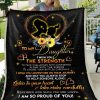 Mom Gift For Daughter I Am So Proud Of You Blanket