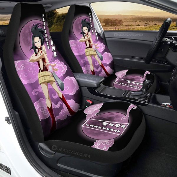 Momo Yaoyorozu Car Seat Covers Custom Car Interior Accessories