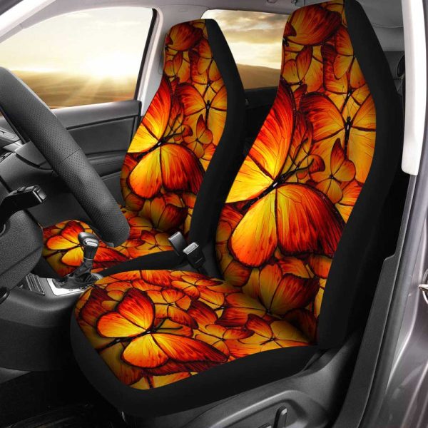 Monarch Butterfly Car Seat Covers Custom Car Accessories