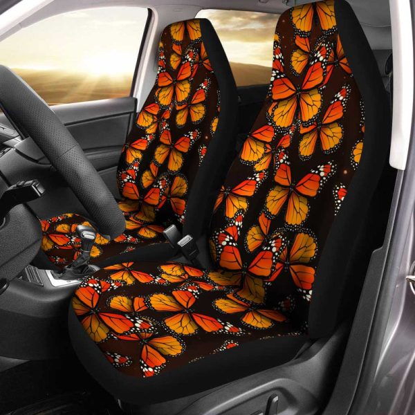 Monarch butterfly Car Seat Covers Custom Insect Car Accessories