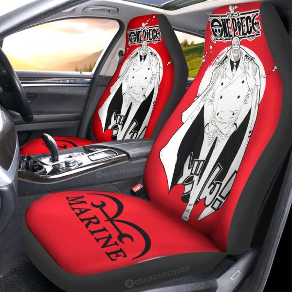 Monkey D Garp Car Seat Covers Custom Car Accessories