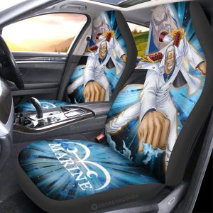 Monkey D Garp Car Seat Covers Custom Car Interior Accessories