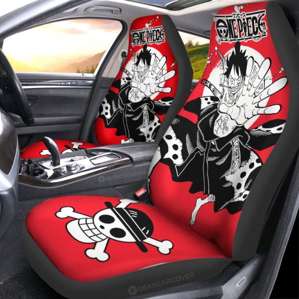 Monkey D Luffy Car Seat Covers Custom Car Accessories