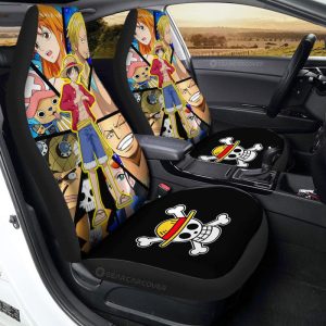 Monkey D. Luffy Car Seat Covers Custom Car Interior Accessories