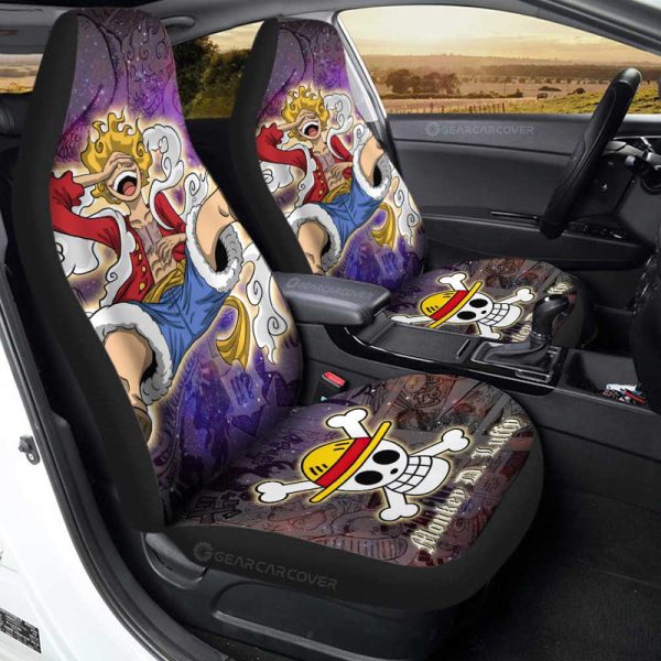 Monkey D. Luffy Car Seat Covers Custom Galaxy Style One Piece Anime Car Accessories