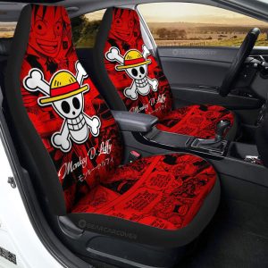 Monkey D. Luffy Car Seat Covers Custom Manga For Fans Car Accessories