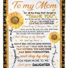 Mother  – To My Mom Thank You For All The Special Little Things You Do The Words That Sometimes Go Unspoken I Need To Say I Love You Blanket