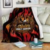 Motor Cycles Biker Harley Davidson Sofa Bed Soft Throw Fleece Blanket – MHD01