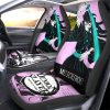 Muichiro Tokito Car Seat Covers Custom Demon Slayer Anime Car Accessories