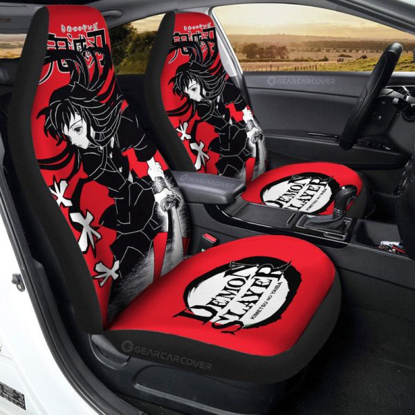 Muichirou Tokitou Car Seat Covers Custom Car Accessories Manga Style For Fans