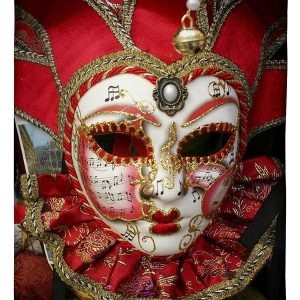 Music Mask Mardi Gras Art Blanket