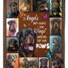 My Angel Dog Rottweiler Blanket