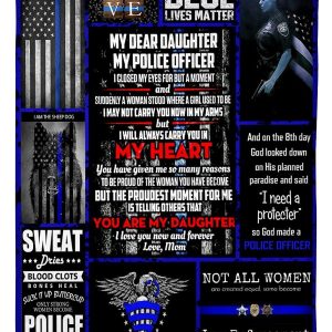 My Daughter My Police Blanket