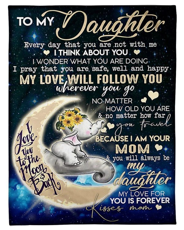 My Love For You Is Forever Great Gift From Mom To Daughter Blanket