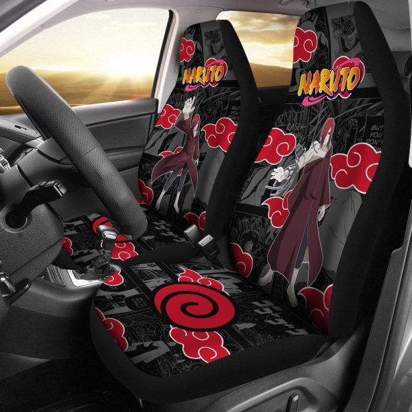 Nagato Pain Car Seat Covers Custom Akatsuki Anime Car Accessories