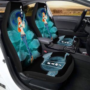 Nami Car Seat Covers Custom Anime One Piece Car Accessories For Anime Fans