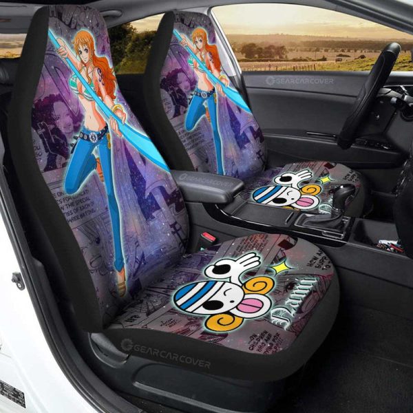 Nami Car Seat Covers Custom Car Accessories Manga Galaxy Style