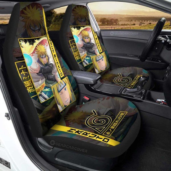 Namikaze Minato Car Seat Covers Custom Anime Car Accessories