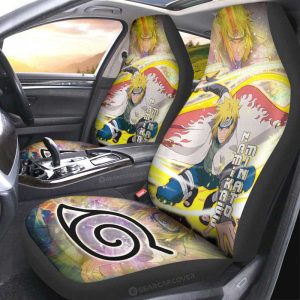 Namikaze Minato Car Seat Covers Custom Characters Anime Car Accessories