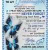 Nana Gift For Granddaughter Never Forget Your Way Back Home Blanket