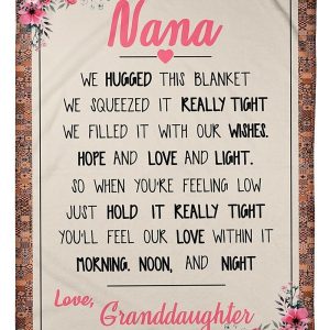 Nana Just Holde It Really Tight Gift For Grandma Blanket