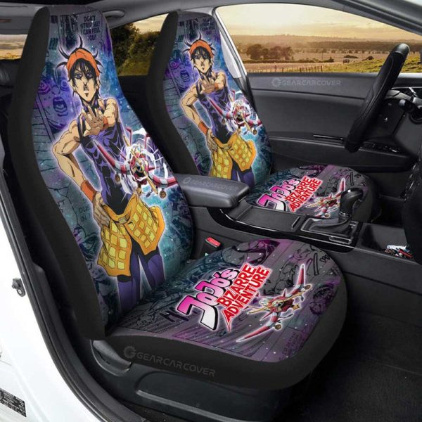 Narancia Ghirga Car Seat Covers Custom JJBA Anime Car Accessories