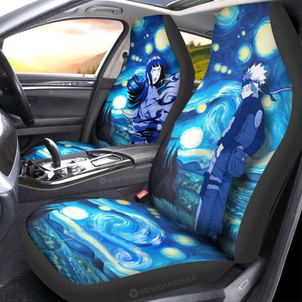 Naruto Hinata Car Seat Covers Custom Starry Night Styles