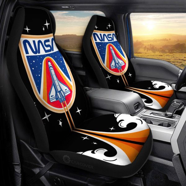 Nasa Logo Car Seat Covers Custom Car Interior Accessories