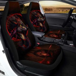 Native American Wolf Dreamcatcher Car Seat Covers Set Of 2 Interior Accessories