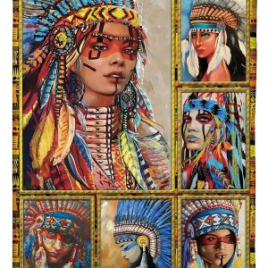 Native Girl Blanket