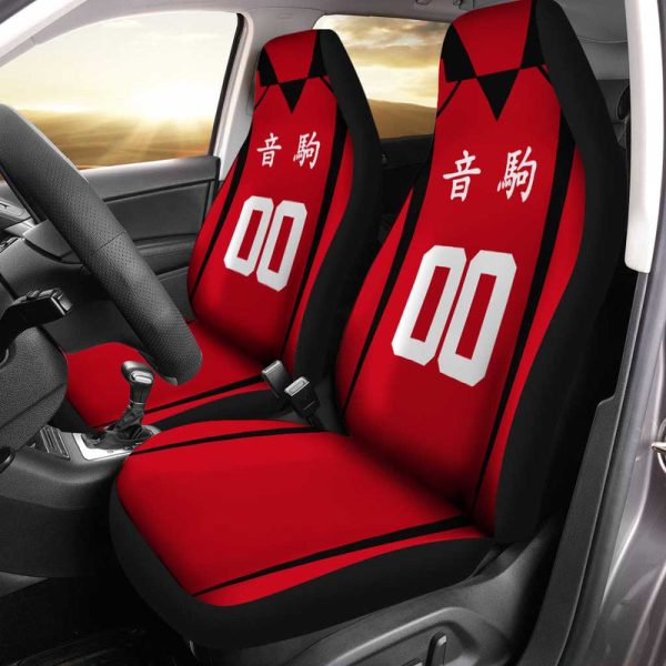 Nekoma High Car Seat Covers Personalized Haikyuu Anime Car Accessories