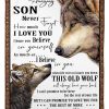 Never Forget How Much I Love You Mom To Son Blanket