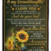 Never Forget How Much That I Love You Quote Gift For Granddaughter Blanket