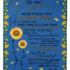 Never Forget That I Love You For Sophia Personalized Name’s Gift Blanket