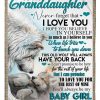 Never Forget That I Love You Lovely Message From Grandma Gifts For Granddaughters Blanket