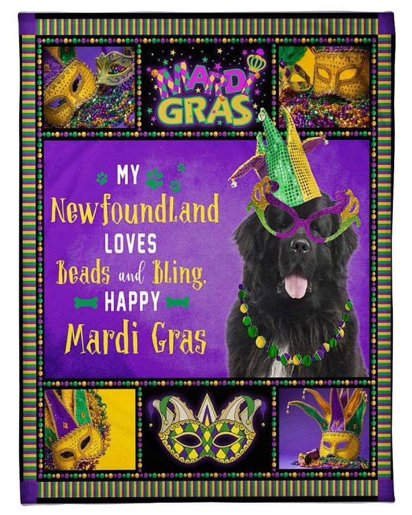 Newfoundland Mardi Gras Blanket