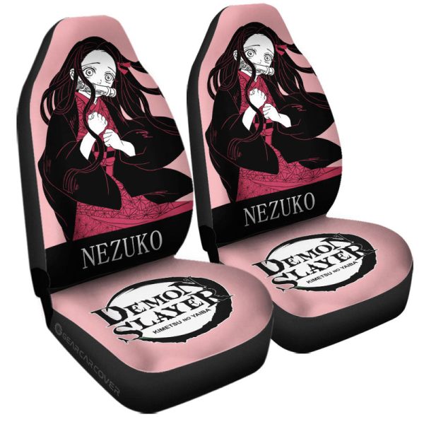 Nezuko Car Seat Covers Custom Car Accessories