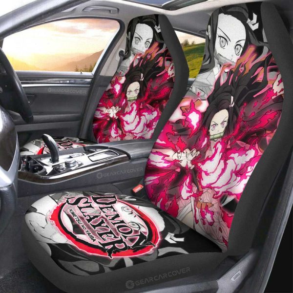 Nezuko Kamado Car Seat Covers Custom Car Accessories